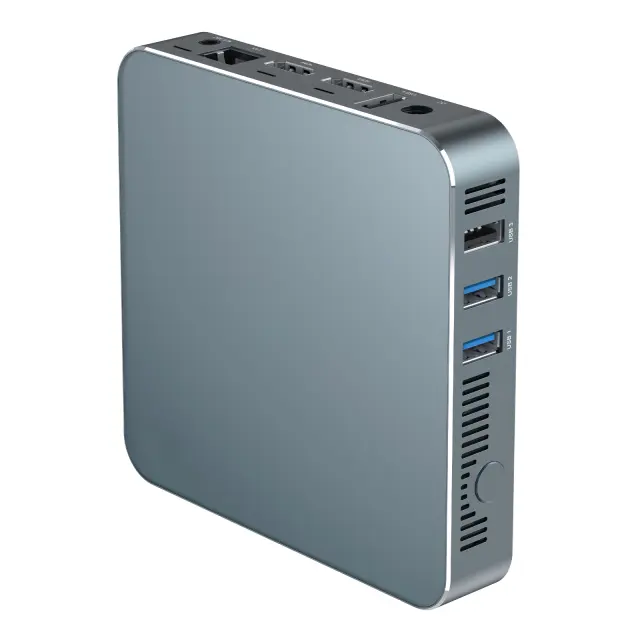 Fabrikada küçük Mini Pc 8gb Ram 256gb SSD Mini bilgisayar kutusu Intel N5105 Desktop 95 masaüstü bilgisayar Win 11 Mini hepsi bir