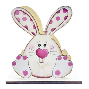 Houten paashaas papieren handdoekhouder voor tafelkleeddecoratie Houten opbergdoos voor papieren handdoeken voor bureaubladvakantiedecoraties - Product Image 5