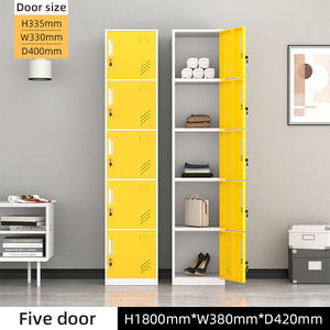 خزانة مودولار متينة للمدارس/الصالات الرياضية - خزانة قابلة لتعديل الارتفاع بطلاء مقاوم للماء مع قفل أمان - Product Image 2