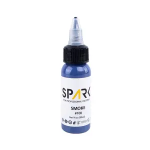 Spark Supplier Wholesale Custom High-end 1OZ 30ML Cosmetic Organic Natural Best Non-toxic Pigment Tattoo Ink Set