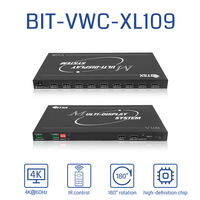 Contrôleur de système visuel immersif 4K60 à 9 sorties HDMI DP avec rotation à 180 degrés pour simulateur de vol et entraînement
