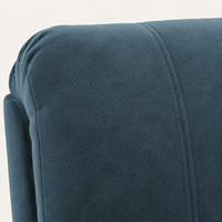 Fauteuil inclinable moderne en tissu, fauteuil inclinable manuel, fauteuil de salon, fauteuil rembourré doux