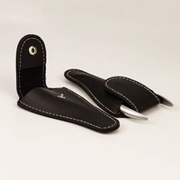 Funda de piel sintética para cutículas, funda protectora para tijeras, funda para tijeras, funda, funda para peluquero para herramientas de manicura de uñas