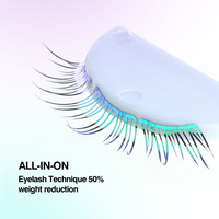 Nouvelles extensions de cils DIY 2026, cils en grappe laser, individuels, fabriqués à la machine, vente en gros, logo personnalisé, marque privée, imperméables