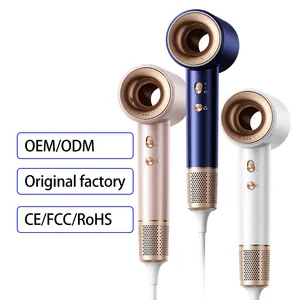 가정용 차고 여행을위한 전문 고속 살롱 헤어 드라이어 휴대용 음이온 송풍기 OEM 브랜드 이온 헤어 드라이어