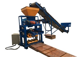 Machine manuelle de fabrication de briques réfractaires en béton QT40c-1 personnalisée en usine - Product Image 2