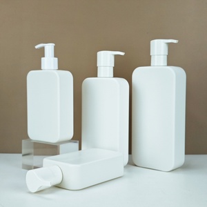 Hot Sale Shower Gel Plastic <b>Pump</b> <b>Bottle</b> 250ml 350ml 500ml Silk Screen logo White Shampoo PE Plastic <b>Bottle</b> with <b>Pump</b> Cap - Product Image 6