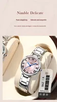 Jam Tangan Wanita Berkualitas Tinggi, Modis, Dial Kecil, Skala Angka Romawi, Tahan Air, Quartz