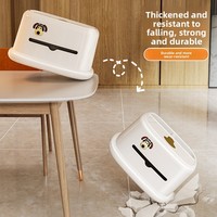 Boîte à mouchoirs en plastique, design moderne et simple, pour la maison, le salon, la table basse, le restaurant, modèle créatif, luxe léger, multifonctionnel