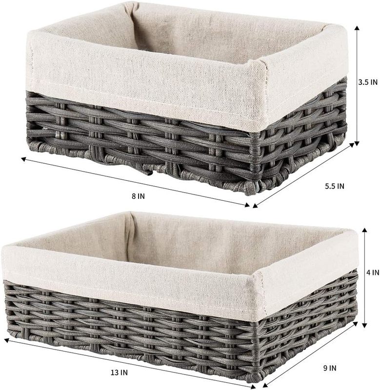 Wholesale Multifunctional 3pcs Woven Storage Baskets