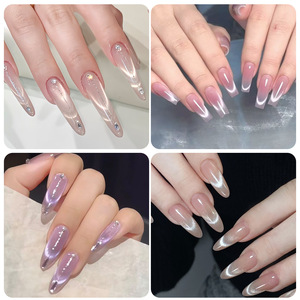 Kit d'aimants pour ongles œil de chat français à double tête, nouveau style, outils de vernis gel magnétique pour nail art DIY - Product Image 6