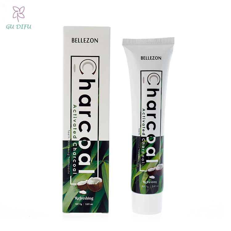 Factory custom hotel home whitening teeth 100ml120ml mint breath bamboo charcoal organic ganozhi toothpaste