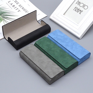 Biểu tượng tùy chỉnh da đầy màu sắc Eyewear trường hợp quang học cận thị kính kính mát hộp lưu trữ cứng kính đọc sách trường hợp - Product Image 2