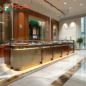 Fabricante de Sistemas de Exhibición de Joyería de Lujo Personalizados, Acabado Laminado, Vitrina de Vidrio para Espacios de Boutique - Product Image 3