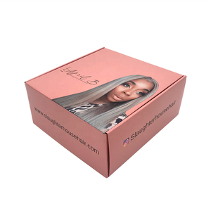 Boîtes d'expédition pour abonnement mensuel, en carton ondulé E-flute recyclé, avec logo personnalisé en relief et revêtement UV - Product Image 2