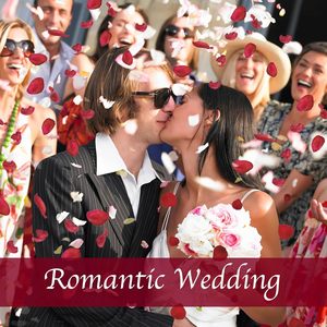 180 pezzi di <span class=keywords><strong>confetti</strong></span> di petali di rosa rossa veri e propri <span class=keywords><strong>fiori</strong></span> da sposa conservati congelati per proposta di san valentino baby shower deco - Product Image 2