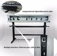 Máquina de corte automático de pegatinas de vinilo, trazador con Sensor óptico de 1300mm de ancho, cortador de contorno impreso