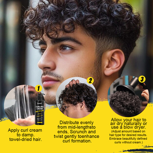Nuevo activador de rizos de coco orgánico a la moda, productos para peinar el cabello, crema rizadora de cabello rizado, <span class=keywords><strong>Spray</strong></span> para mejorar el cabello - Product Image 4