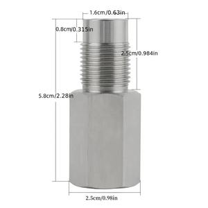 محول فاصل مستشعر 4 ، محول فحص المحرك CEL Mini catalysor <span class=keywords><strong>O2</strong></span> محول فاصل M18X1.5 - Product Image 2