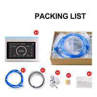 Minuteur et variateur d'intensité pour lampe de culture LED avec écran intelligent, télécommande d'éclairage 1/2/3/4 canaux et câble Ethernet, 1 kg