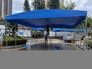 Tente push-pull avec grand espace extensible pour le stationnement et le stockage - Product Image 4