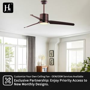 Vente directe de lames en bois 20 pouces 3 lames ventilateur de plafond 230v Yémen moteur à courant continu télécommande ventilateur de plafond - Product Image 5