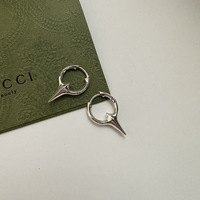 Boucles d'oreilles tendance pour femme Ada Jewelry, en argent sterling S925, simples et élégantes.