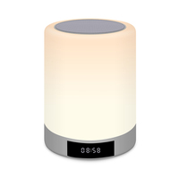 Draagbare Muziek Nachtlamp V4.2 Speaker met Wifi-verbinding, Wekker en LCD-scherm