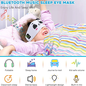 Fascia per Capelli con Cuffie Bluetooth, Fascia per Dormire, Simpatica Fascia per Bambini con Altoparlanti, Idea Regalo per Bambini, Adolescenti, Ragazzi e Ragazze - Product Image 2