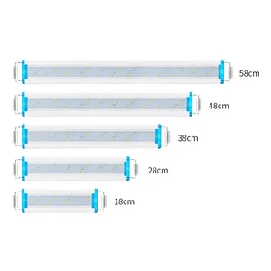 Luz ajustable para limpieza de Acuario, luz para pecera, accesorios Led, iluminación para acuario