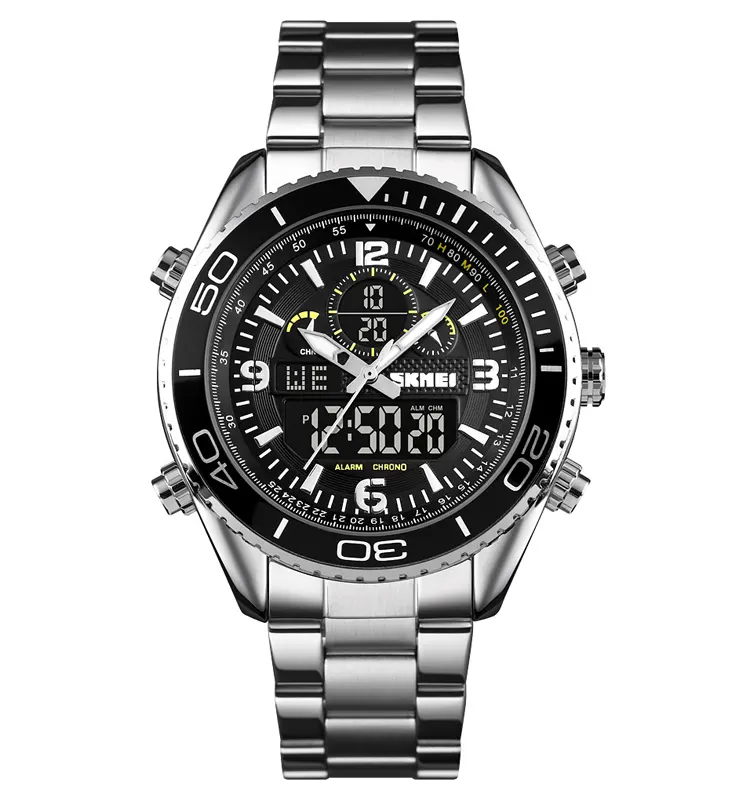 skmei men watch luxury men watch custom man analog steel wrist watch 1600