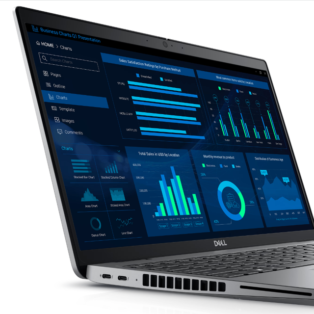 DELLs Precision 3581 Laptop PC Computer Intel I7-13800H CPU RTX 2000 Ada 8GB Mobile Workstation