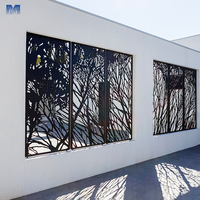 Portes, panneaux métalliques découpés au laser, acier inoxydable, séparateur d'intimité extérieur, écran mural pour salon, cloisons intérieures, séparateurs de pièces