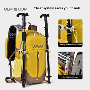 Mochila de Senderismo Unisex Técnica Resistente al Agua, Mochila de Viaje Ligera y Resistente al Desgaste con Logotipo Personalizado - Product Image 1