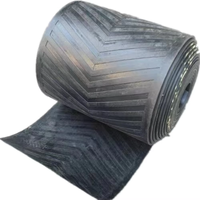 Banda Transportadora de Caucho Chevron Resistente al Desgaste TianOu, Resistente al Calor/Fuego, Tamaño Personalizable para Aplicaciones en Canteras