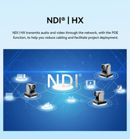 Dispositif de streaming vidéo Anywii 1080p équipement de streaming en direct ndi hdi lan poe ptz optics 30x sdi ptz caméra pour la diffusion sportive