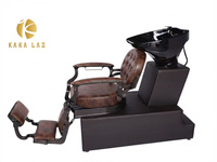 Set Rias Rambut Lengkap dengan Cermin LED untuk Salon Pria dan Barber Station