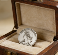 Pièces de monnaie commémoratives personnalisées en argent antique, avec texte et logo sur mesure, vente en gros directe usine