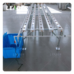 UV Stabilized Agricultural Vertical <strong>Farming</strong> 100x100 Greenhouse Hydroponic System PVC NFT Channel Gully with <strong>Stand</strong> - Product Image 4