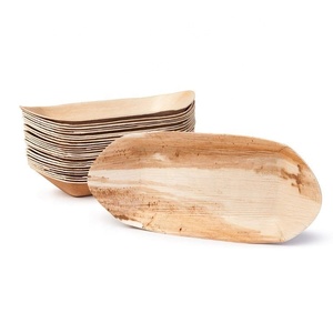 Placas desechables respetuosas con el medio ambiente de hoja de <span class=keywords><strong>palma</strong></span> a granel - Product Image 4