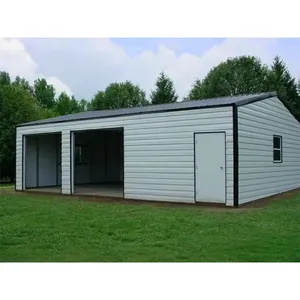 Easy Assemble Prefab Shed Building Metal Building Kit Warehouse Steel Structures
