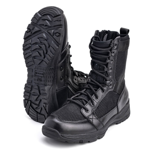 DFS3 Summer breathable Leather mesh tactical <b>boots</b> with side zip light weight - Product Image 1