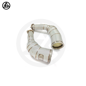 Csz Giao hàng nhanh chóng catted downpipe cho AUDI RS6 rs7 C8 4.0t 2019-không kiểm tra động cơ ánh sáng downpipes ống xả - Product Image 4