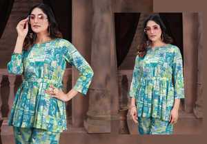 Venta caliente de vestidos de mujer Rayon Co Ord Set de fabricante y proveedor indio - Product Image 4