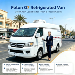 Camion frigorifique Foton G7 6m³ à essence -5°C ° C/-15 ° Liste de prix du groupe CLW pour la chaîne du froid des vaccins urbains - Product Image 1