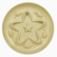 Bestcera - Gamelle en céramique anti-étouffement pour animaux de compagnie, pour une alimentation lente, plaque à lécher, gamelle pour animaux, gamelle pour chat résistante aux chutes, gamelle pour chat à alimentation lente