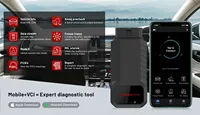 Tabscan Eucleia 6154C OBD2 Outil de diagnostic pour VW Support ECU Codage J2534 PDU DOIP Protocoles Remplacer de SVCI 6154A