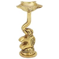 En forme de fleur plusieurs couleurs moderne Diwali Diya laiton Diya meilleur pour Pooja utilisé article maison et festif décoratif métal Diya