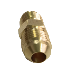 Полусоединительная 1/2 "Flare X 1/2", латунный фитинг для труб - Product Image 3