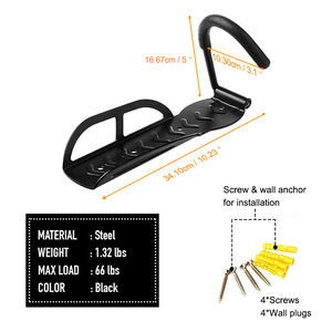 Support <span class=keywords><strong>mural</strong></span> pour <span class=keywords><strong>trottinette</strong></span> électrique New Image, support durable, <span class=keywords><strong>crochet</strong></span> de rangement pour Max G30 ES4 ES2 Xiaomi M365 Pro 36V <span class=keywords><strong>trottinette</strong></span> électrique - Product Image 4